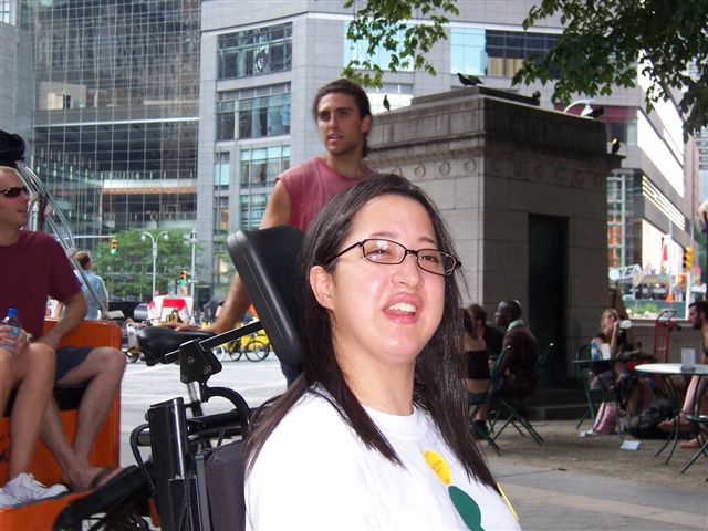 larger photo of a female from the Disabled In Action Singers