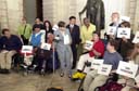 click for description and to enlarge photo of the Accessible Taxis Press Conference