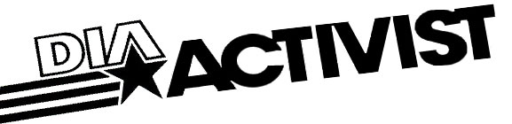 ACTIVIST Newsletter logo with ACTIVIST word displayed diagonally from bottom left to upper right