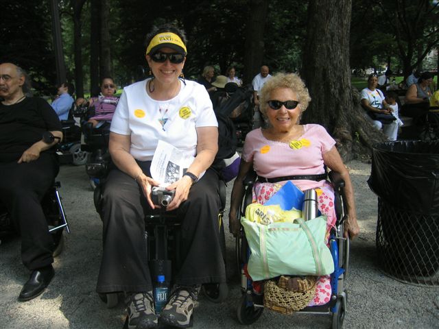 Disabled In Action's Jean Ryan and Carr Massi